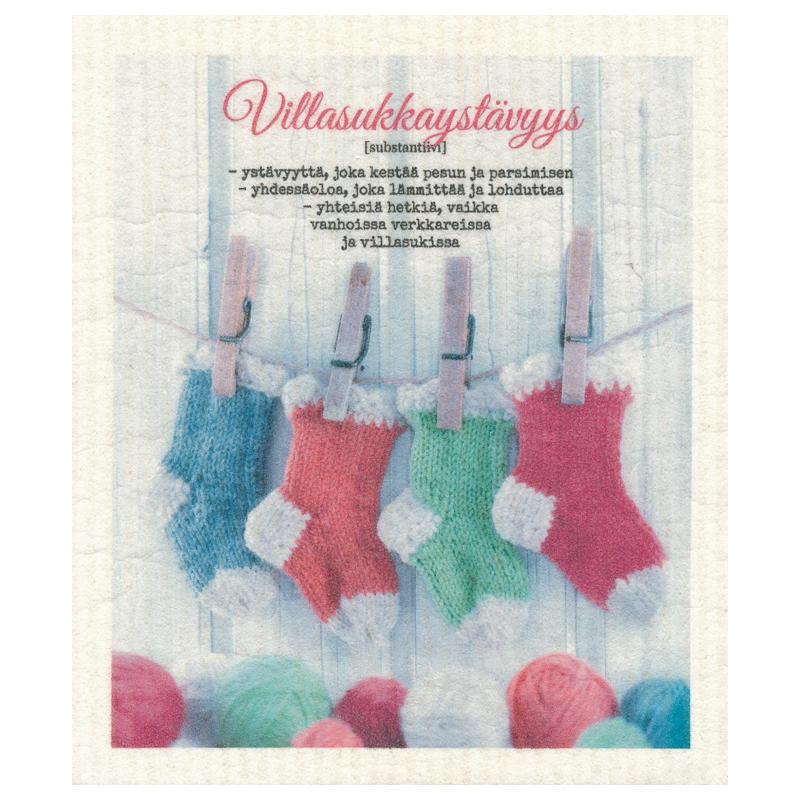 Tiskirätti Villasukka ystävyys