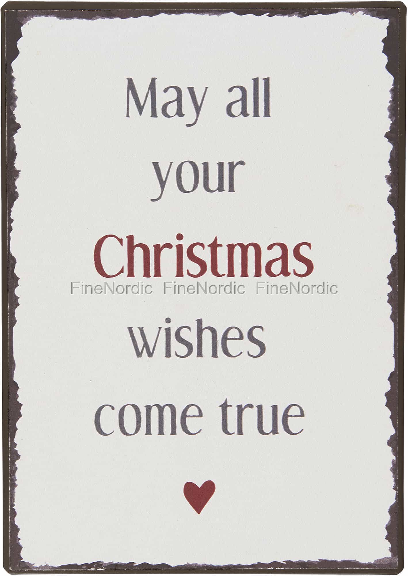 Ib Laursen Jouluinen Metallikyltti