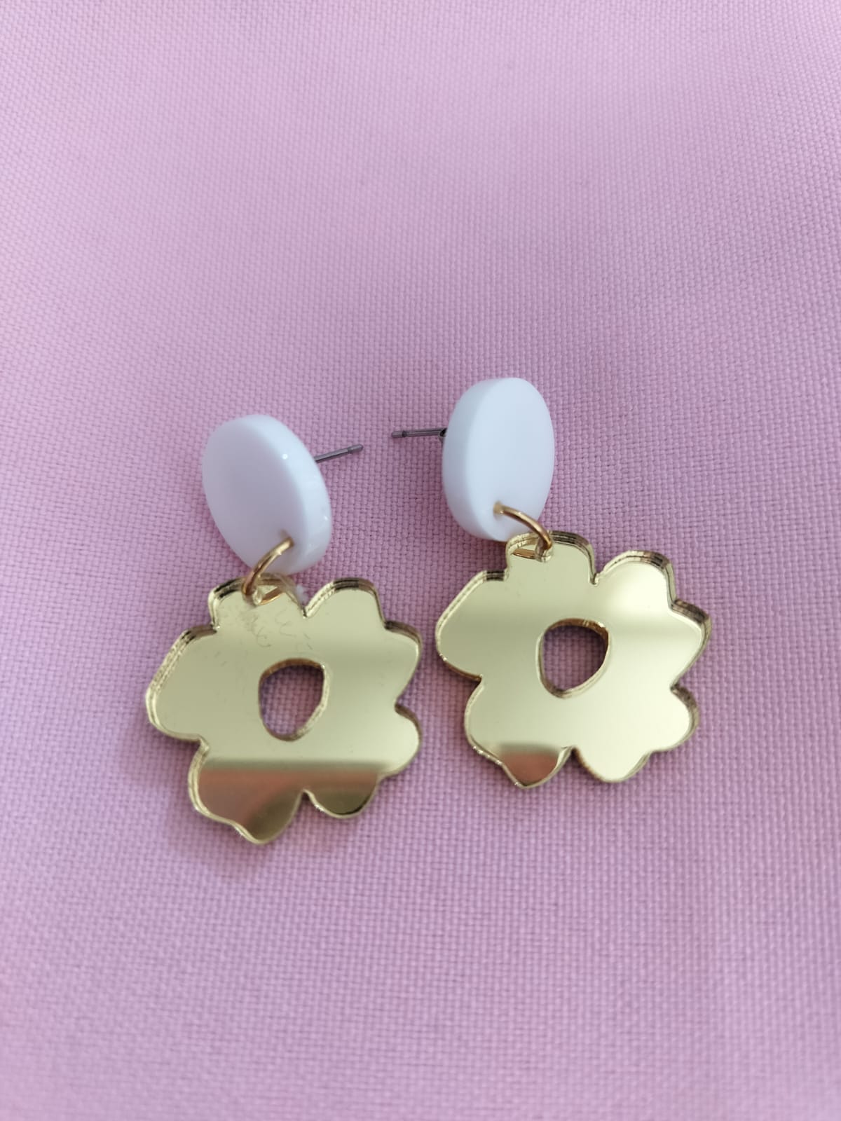 ArtTiina korvakorut, kultainen kukka