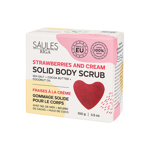 Lataa kuva 1. Kuorintapala Sydän- Mansikka ja Kerma