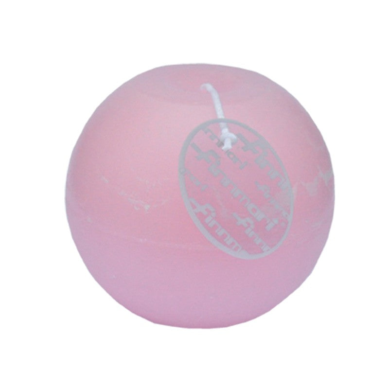 Pallokynttilä vaaleanpunainen