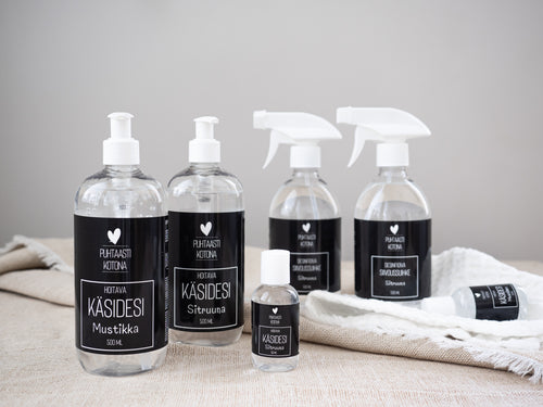 Lataa kuva 1. Desinfioiva Siivoussuihke 500 ml Tuoksuton