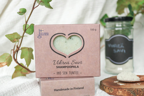 Lataa kuva 1. Kasviöljypohjainen Shampoopala