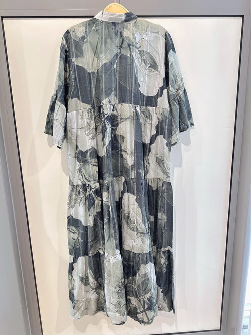 Lataa kuva 1. Misty – pitkä boho-puuvillamekko