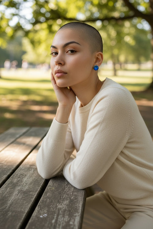 Lataa kuva 1. Milja Nappikorvakorut 10 mm