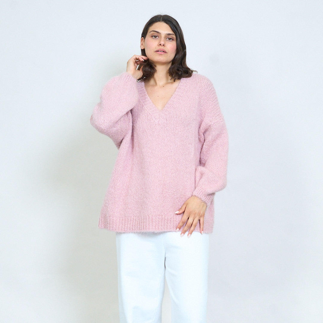 Mohair V-kauluksinen neule