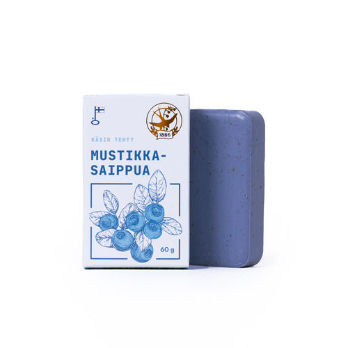 Lataa kuva 1. Palasaippua Mustikka 60g