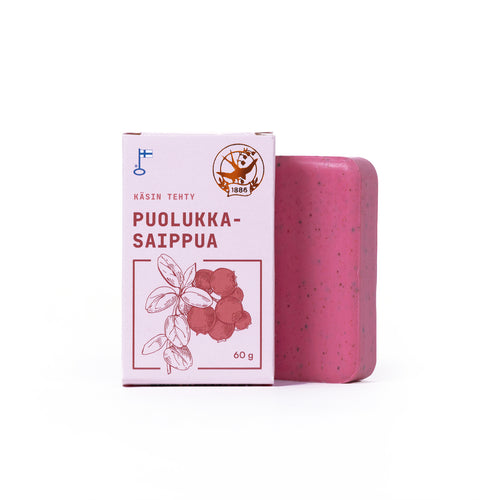 Lataa kuva 1. Puolukka palasaippua 60 g