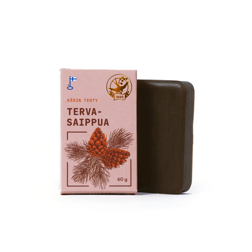 Lataa kuva 1. Palasaippua Terva 60g