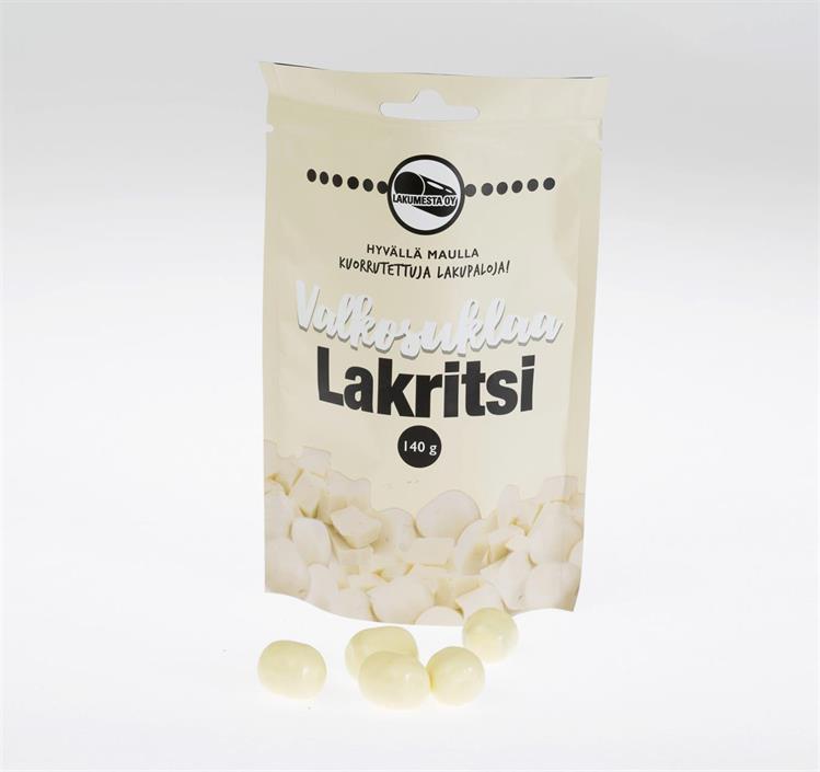 Valkosuklaa lakritsa