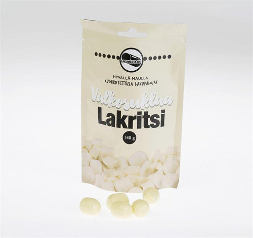 Lataa kuva 1. Valkosuklaa lakritsa